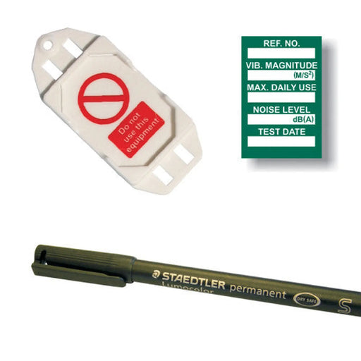 Centurion 'Vibration Control' Mini Tag Insert Kit, Green