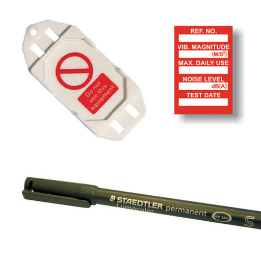 Centurion 'Vibration Control' Mini Tag Insert Kit, Red