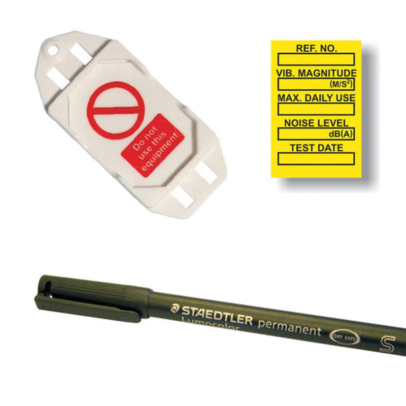 Centurion 'Vibration Control' Mini Tag Insert Kit, Yellow