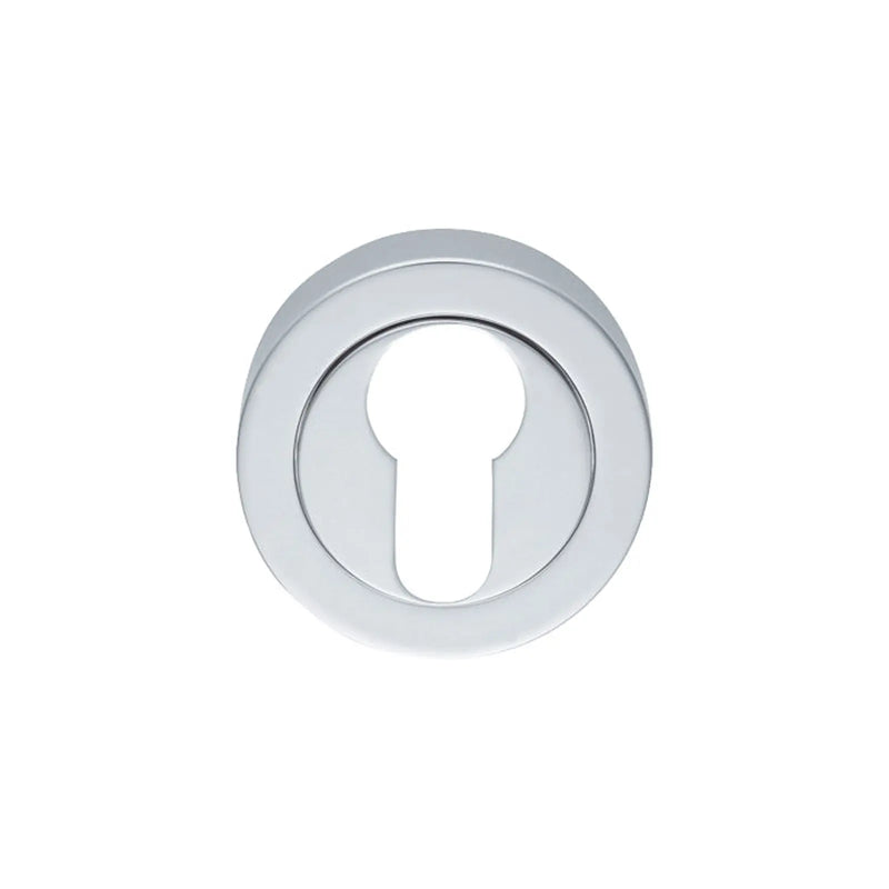 Escutcheon - Euro Profile On Concealed Fix Round Rose - Satin Chrome 51MM