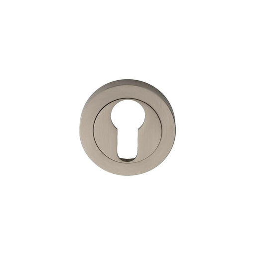 Escutcheon - Euro Profile On Concealed Fix Round Rose Nis (Satin Nickel) - Satin Nickel 52MM