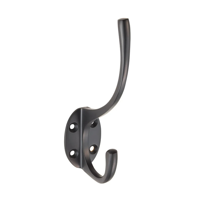 Victorian Hat & Coat Hook - Matt Black