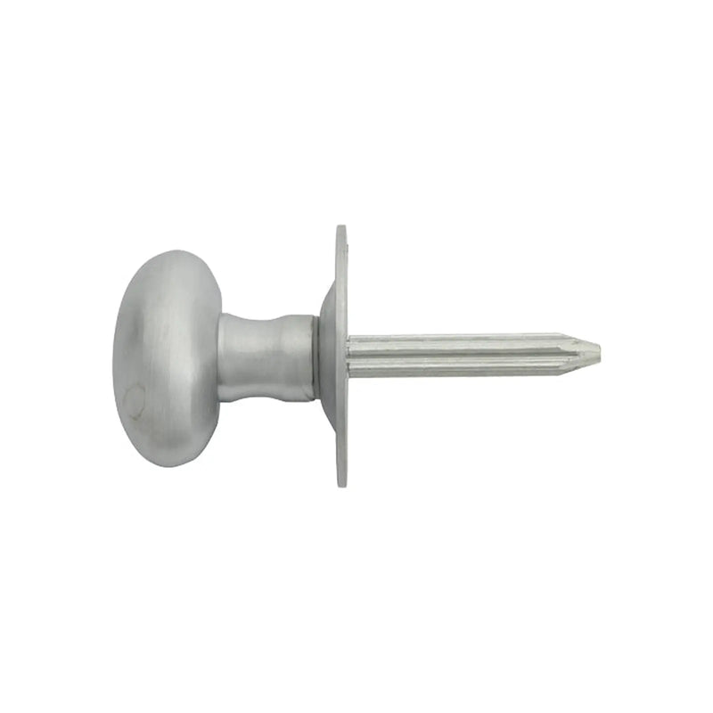 Thumbturn To Suit Rackbolt (Oval) - Hardened Steel Spline Spindle - Satin Chrome 38MM