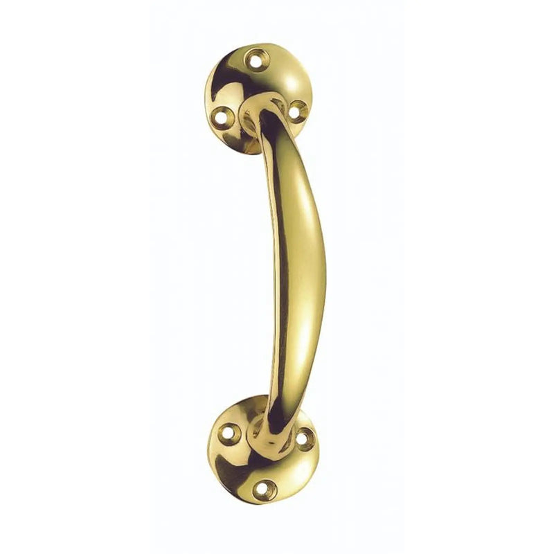 Victorian - Bow Handle - Polished Brass 152MM
