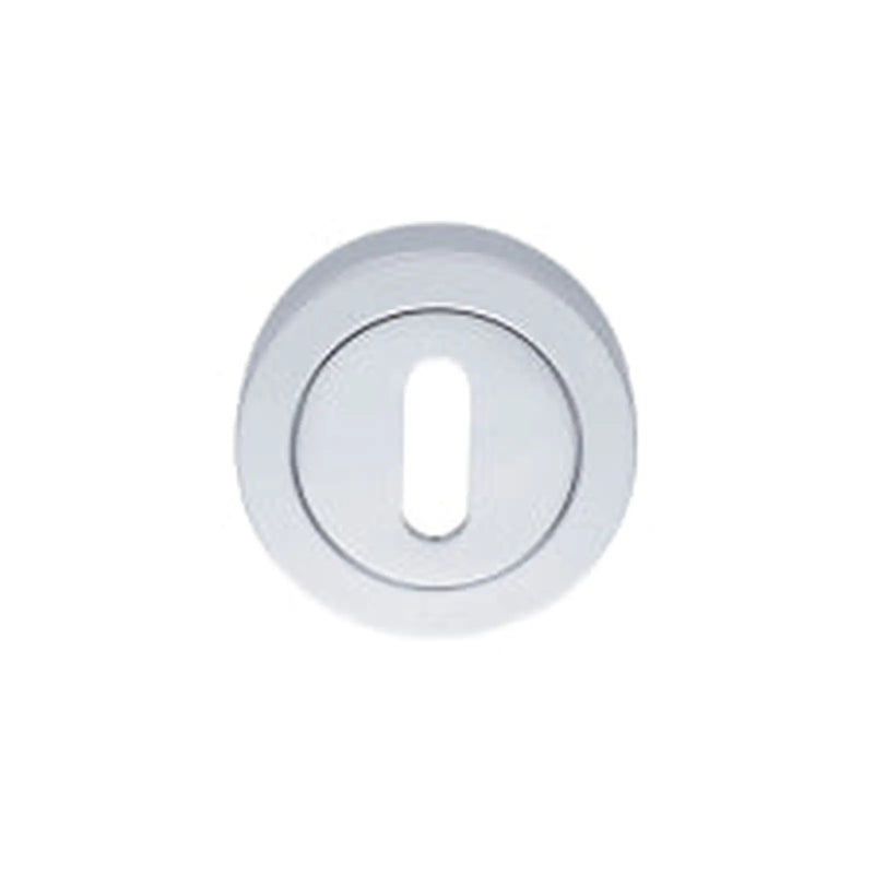 Escutcheon - Lock Profile On Concealed Fix Round Rose - Satin Chrome 51MM