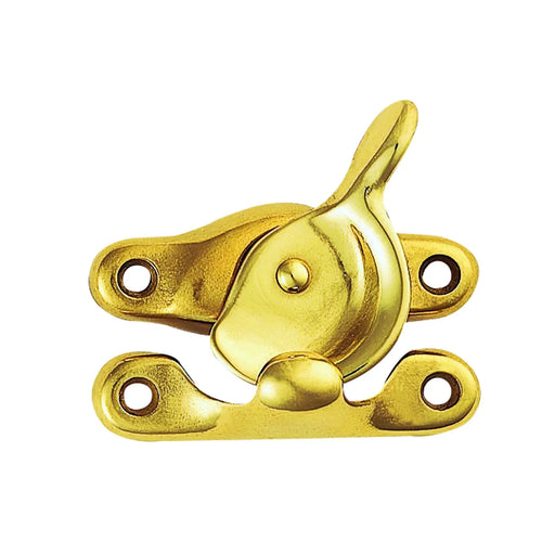 Sash Fastener (Fitch Pattern) - Polished Brass 64MM X 25MM