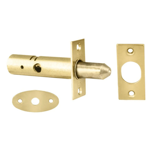 61Mm Door Security Bolt - Electro Brassed