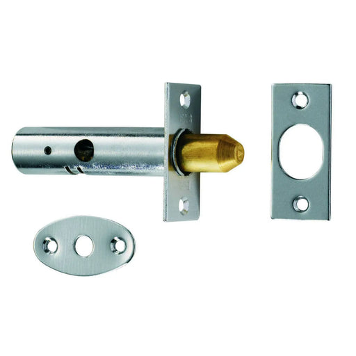 61Mm Door Security Bolt - Polished Chrome