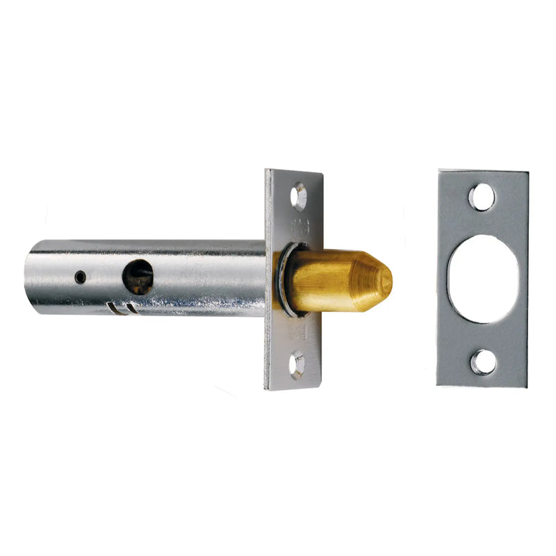 61Mm Door Security Bolt - Satin Chrome