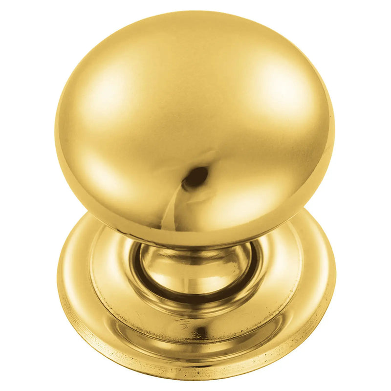 Hollow Victorian Knob 38Mm - Polished Brass 38 ( 37 )