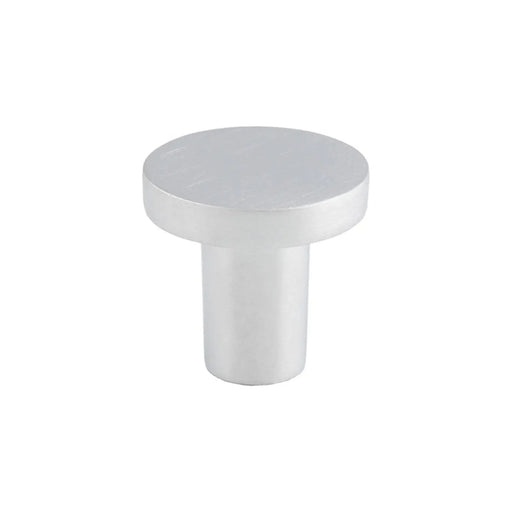 Circular Cupboard Knob 26Mm Dia - SATIN CHROME 26