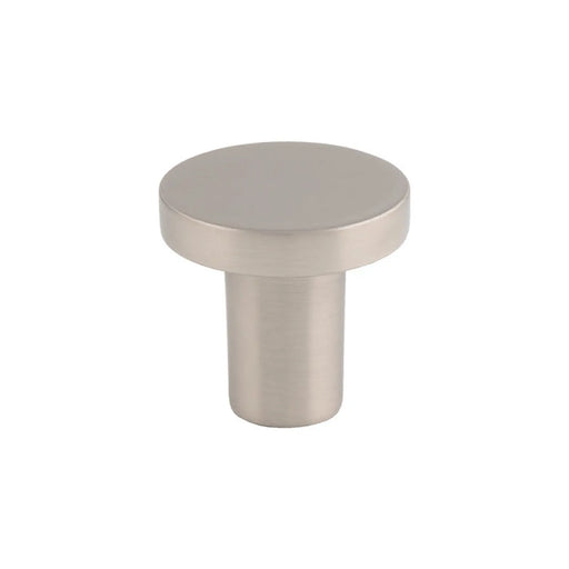 Circular Cupboard Knob 26Mm Dia - SATIN NICKEL 26