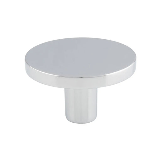 Circular Cupboard Knob 41Mm Dia - POLISHED CHROME 41