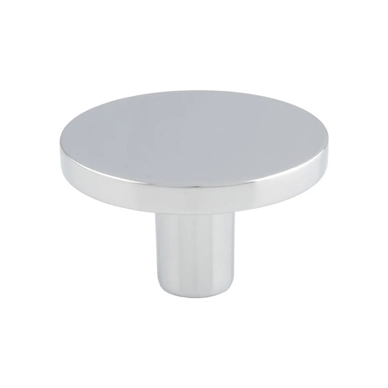 Circular Cupboard Knob 41Mm Dia - POLISHED CHROME 41
