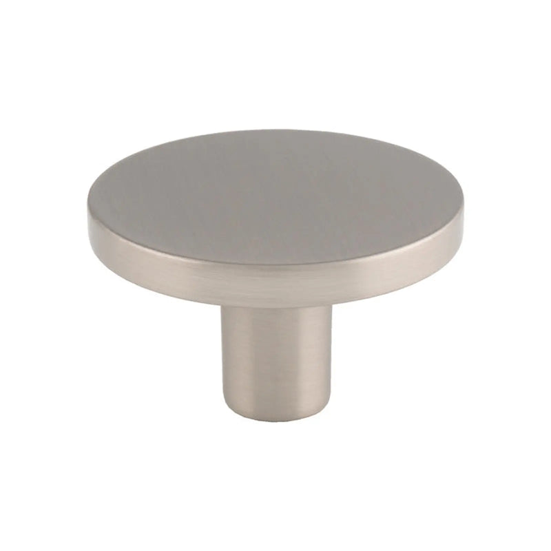 Circular Cupboard Knob 41Mm Dia - SATIN NICKEL 41