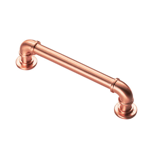 Pipe Handle 128Mm C/C - Satin Copper 128mm