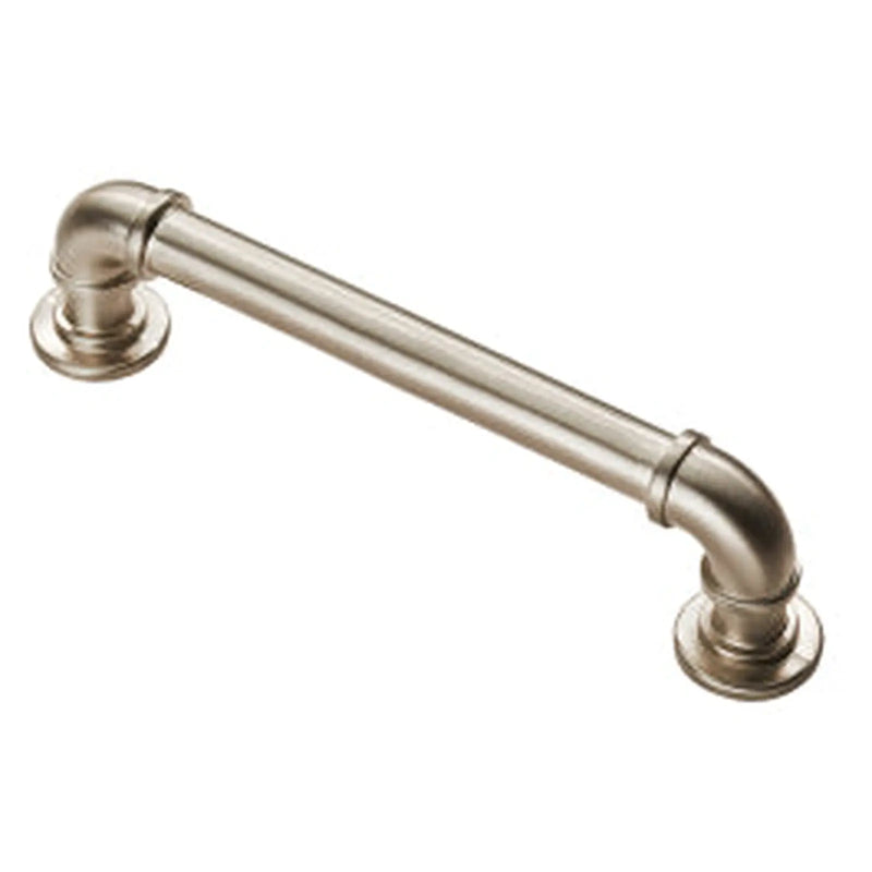 Pipe Handle 128Mm C/C - Satin Nickel 128mm