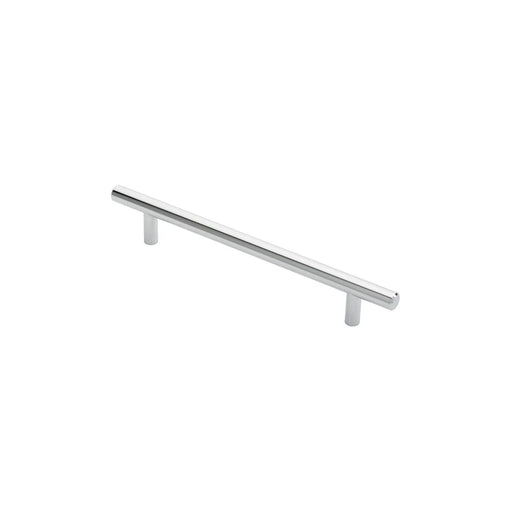 12Mm Dia. T-Bar Pull Handle - 160Mm C/C - Bolt Through Fixing - Polished Chrome 160 ( 220 )