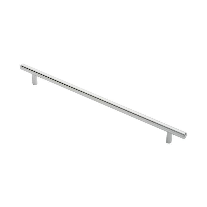 12Mm Dia. T-Bar Pull Handle - 288Mm C/C - Bolt Through Fixing - Polished Chrome 288 ( 348 )