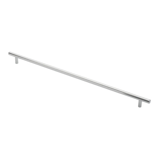 12Mm Dia. T-Bar Pull Handle - 448Mm C/C - Bolt Through Fixing - Polished Chrome 448 ( 508 )