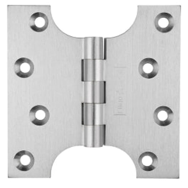 102 X 102 X 4Mm Parliament Hinge C/W Screws (Pair) - Satin Chrome