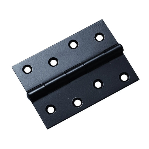 102 X 72 X 2Mm Fixed Pin Hinge C/W Screws - Retail Pack - Powder Coat Black