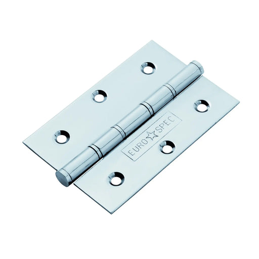 76 X 51 X 1.5Mm Washered Butt Hinge C/W Screws (Pair) - Bright Stainless Steel