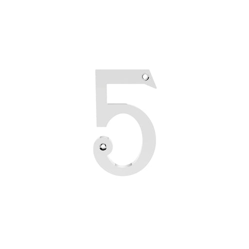 Numeral Face Fix (No.5) - Polished Chrome 76MM
