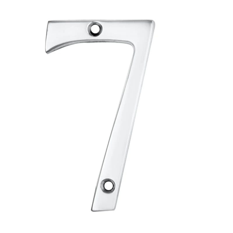 Numeral Face Fix (No.7) - Polished Chrome 73mm
