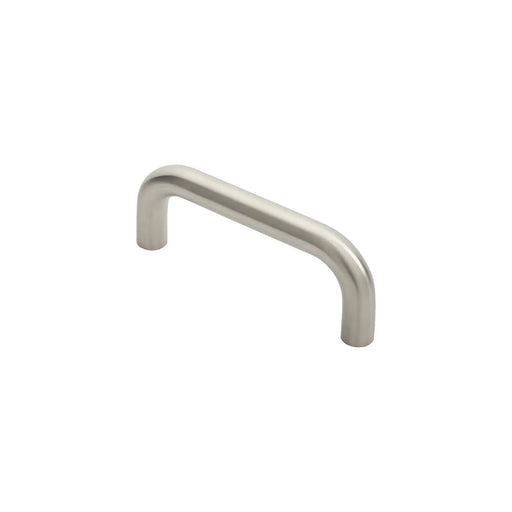 19Mm Dia. D Pull Handle - 150Mm C/C - Bolt Through Fixing - Satin Stainless Steel