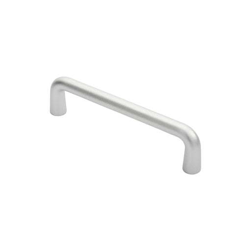 19Mm Dia D Pull Handle - 225Mm C/C (Cast) - Satin Anodised Aluminium