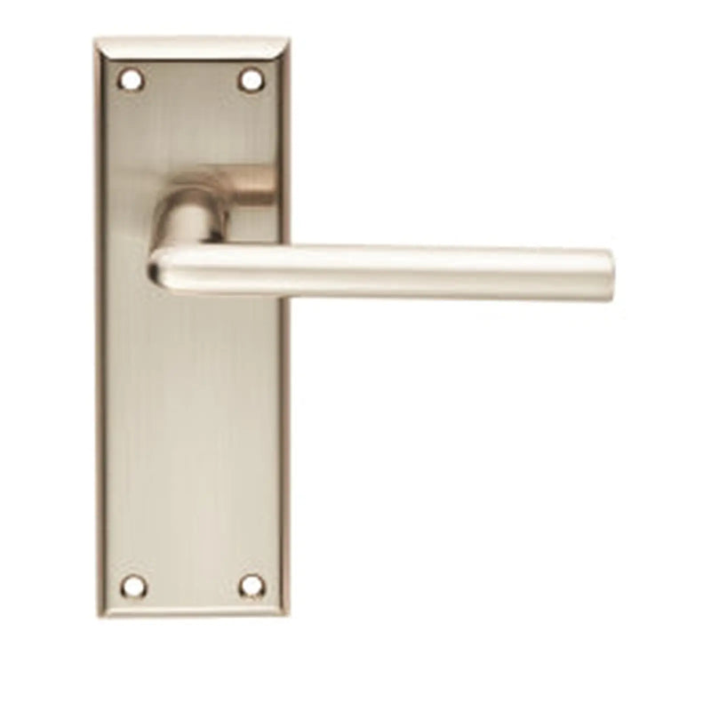Dieci Lever On Face-Fix Backplate - Latch - Satin Nickel