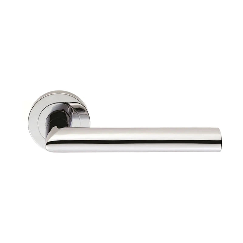 Serozzetta Morado Lever On Concealed Fix Round Rose - Polished Chrome 50MM DIA