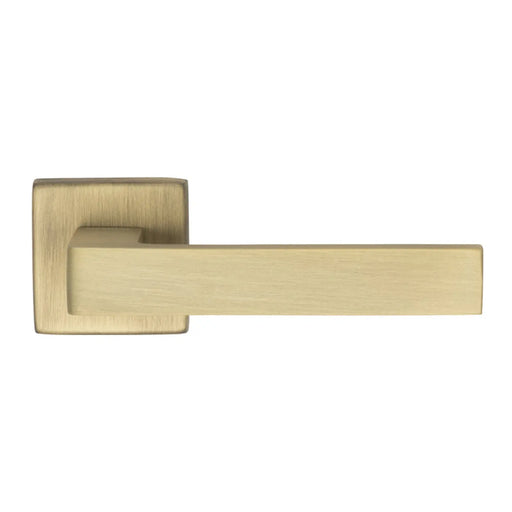 Techna Lever On Concealed Fix Square Rose Bgo (Brushed Bronze Matt) - Brushed Bronze Matt