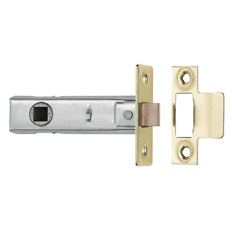 64Mm Tubular Latch - 8Mm Follower - Electro Brass - Retail Pack - Electro Brassed