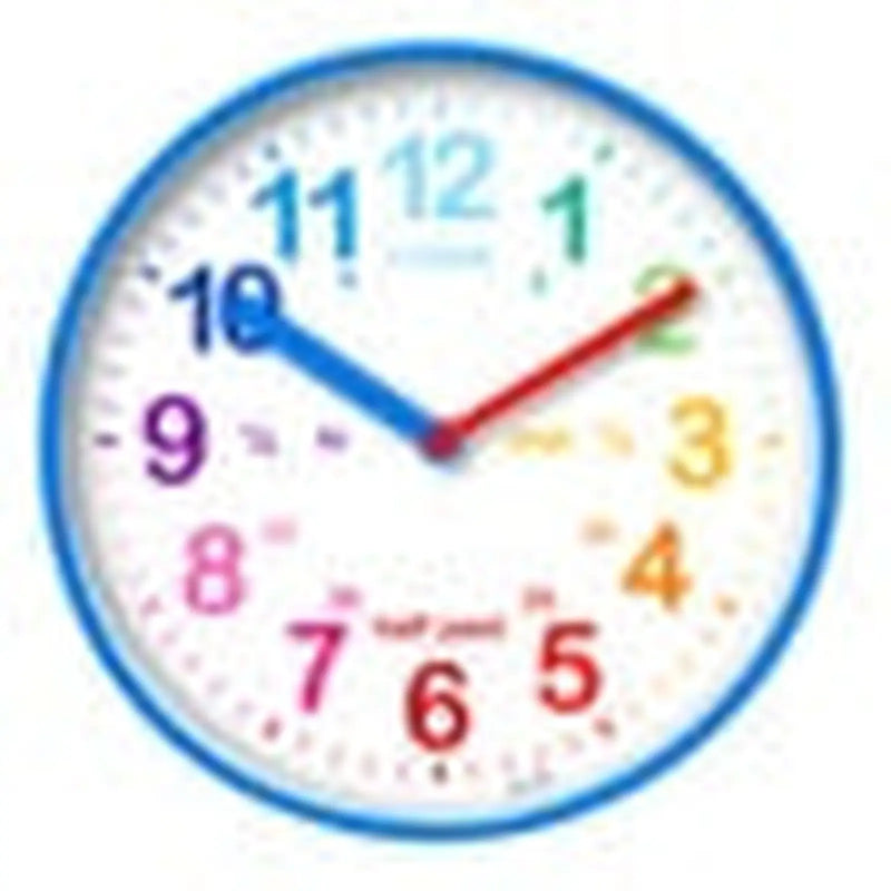 Acctim Wickford Kids Time Teach Clock 20cm Blue
