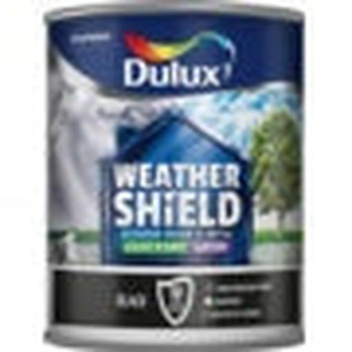 Dulux Weathershield Quick Dry Satin 750ml Black