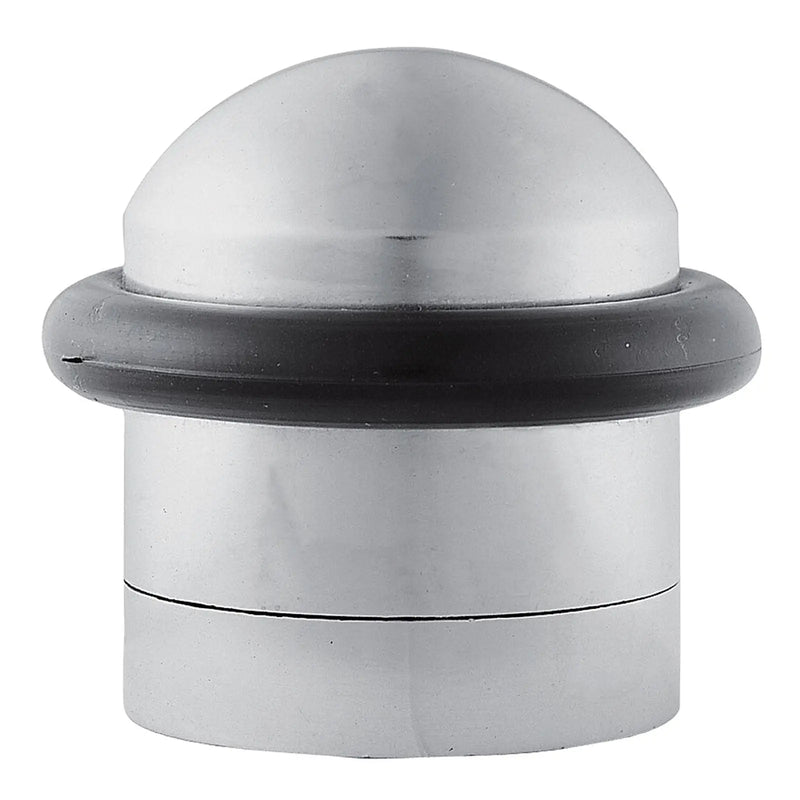 Floor Mounted Doorstop - Satin Chrome 32MM