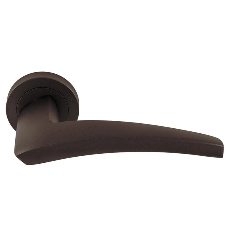 Dune Lever On Concealed Fix Round Rose Buo (Matt Bronze) - Matt Bronze