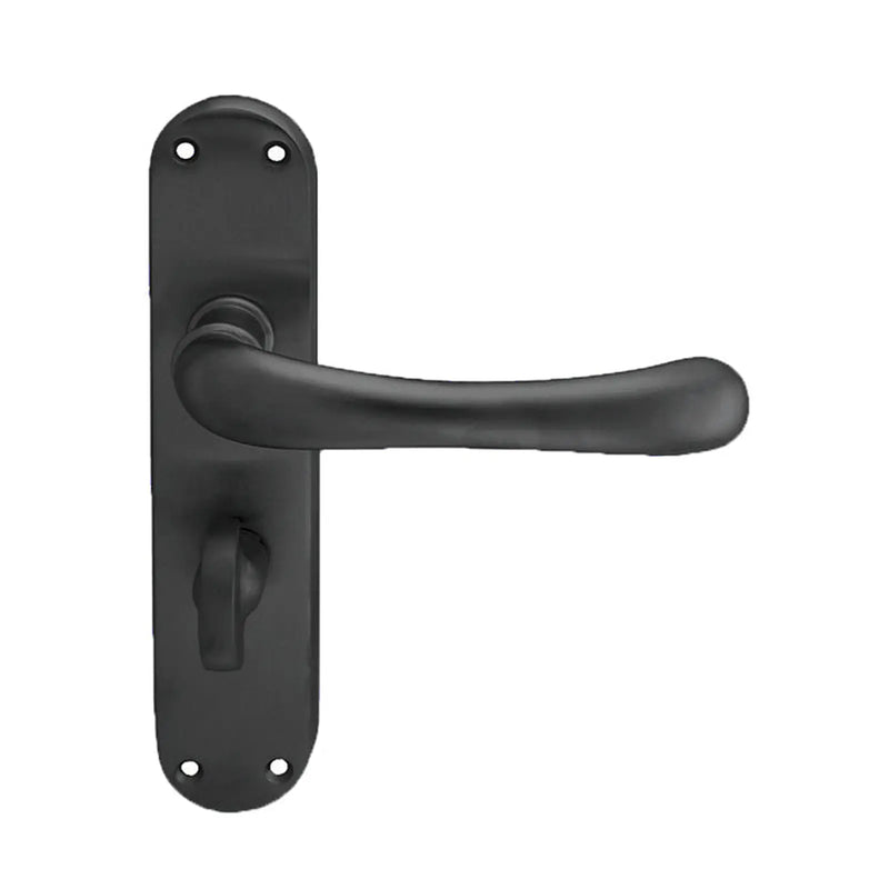 Ibra Lever On Backplate - Bathroom 57Mm C/C Nero (Matt Black) - Matt Black