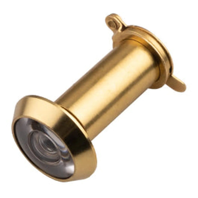 Door Viewer - 180 Degree - Glass Lens - Polished Brass