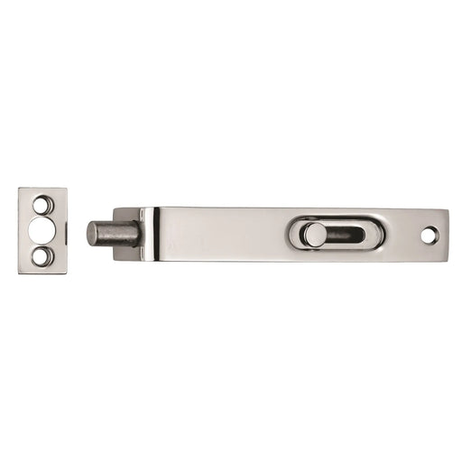 Flush Bolt (Sunk Slide) - Polished Chrome 102MM X 15MM