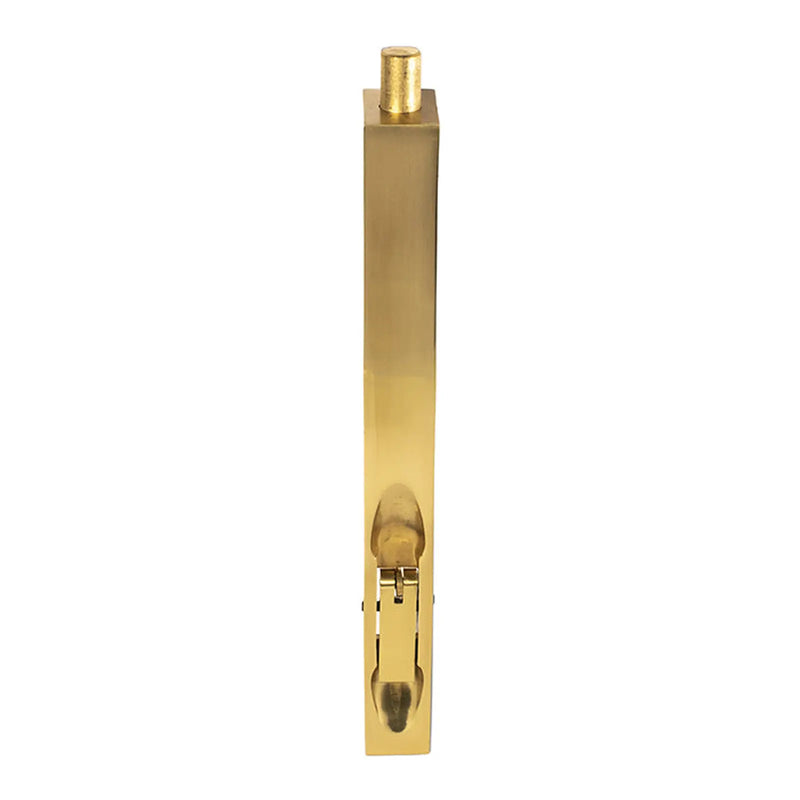 Flush Bolt (Lever Action) - Polished Brass 202MM X 20MM
