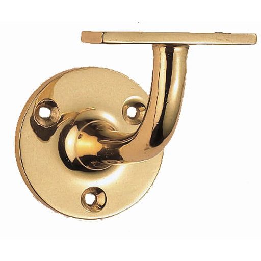 Handrail Bracket - (Heavyweight) - Polished Brass