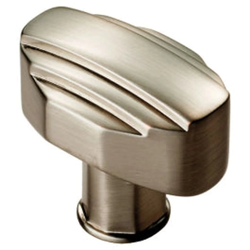 Art Deco Knob 30Mm - Satin Nickel 30