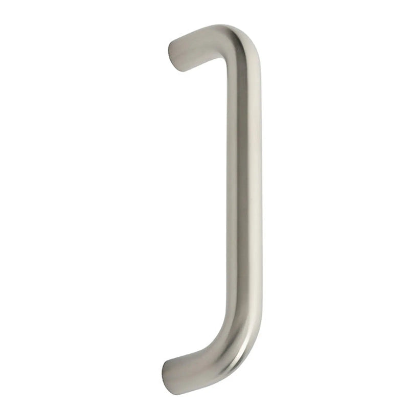 Stax 22Mm Dia. D Pull Handle - 225Mm C/C - Bolt Through Fixing - Satin Stainless Steel