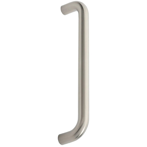 Stax 22Mm Dia. D Pull Handle - 300Mm C/C - Bolt Through Fixing - Satin Stainless Steel