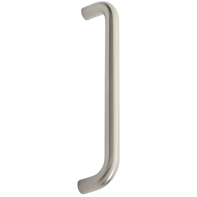 Stax 22Mm Dia. D Pull Handle - 300Mm C/C - Bolt Through Fixing - Satin Stainless Steel
