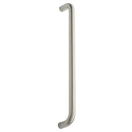 Stax 22Mm Dia. D Pull Handle - 450Mm C/C - Bolt Through Fixing - Satin Stainless Steel