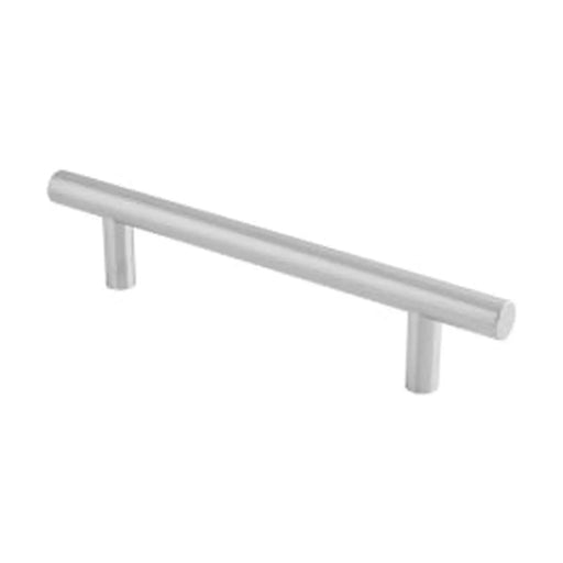 Stax 22Mm Dia. Straight T Bar Pull Handle - 225Mm C/C (325Mm O/A) - Bolt Through Fixing - Satin Stainless Steel